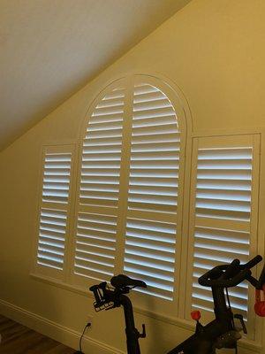 custom shutters in our master bedroom. so gorgeous.