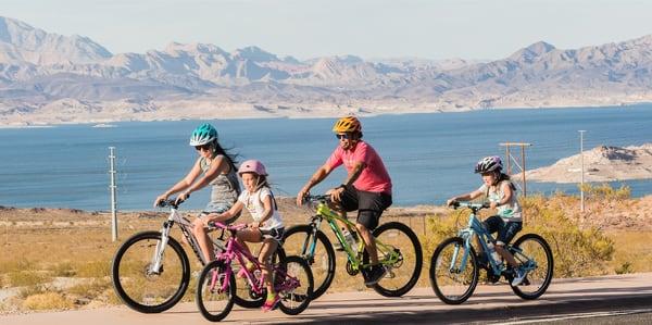 On the Hoover Dam Bike Tour.