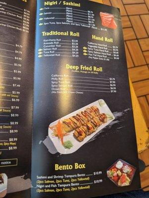 Menu 3/6