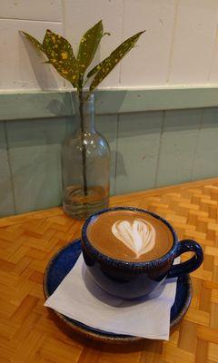 Good morning, Yelpers! A really strong latte! Only for those who like dark roast.