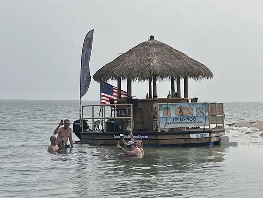 Tiki cruise #one floating tiki bar in pine island!