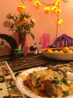 Carne asada nachos from scratch.