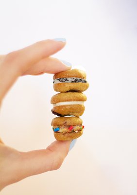 Becky's Cookie Sandwiches (with Tates Mini's) and a variety of unique fillings!