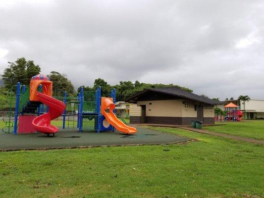 Two play areas for children