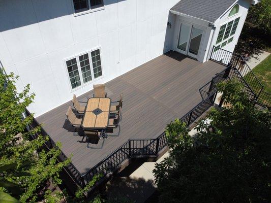 DecKorators  Ironwood Decking with Westbury Railing