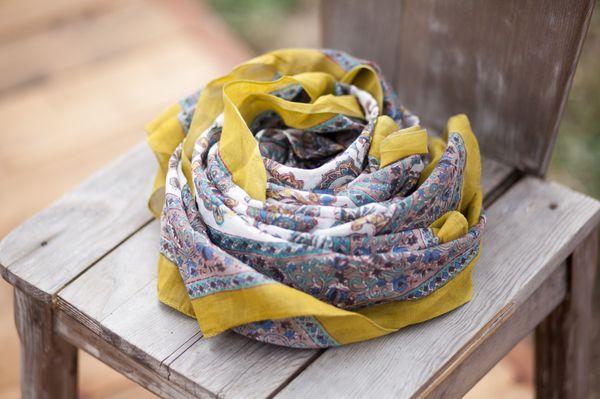 Block print scarf