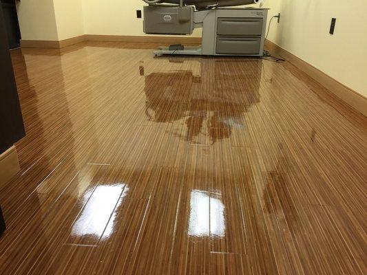 theses floors were finished for a prestigious medical office in Hoboken, NJ