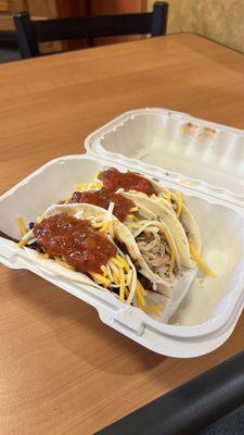 Pork and Beef tacos