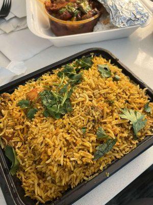 Goat biryani