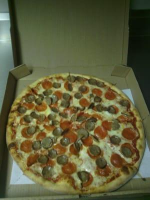 Pepperoni and Sausage.