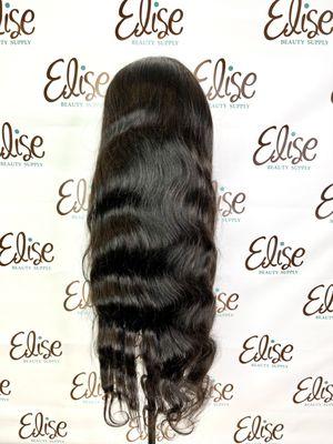 Brazilian Body wave Human hair wig, 26 inch long. 100% virgin hair.