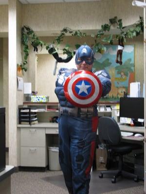 Captain America @ Wild About Smiles....