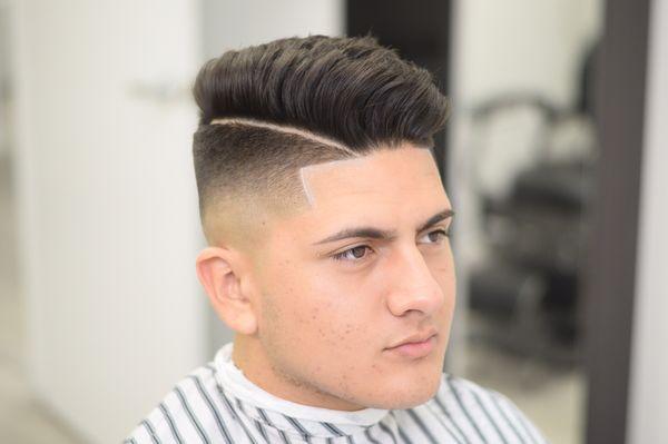 High Skin Fade combover by @Cristian.culture (instagram)