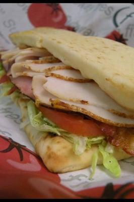 Subway Melt on Flatbread.