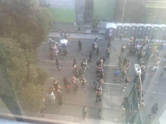 View of Folsom Street Street Fair.