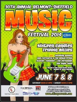 2014 - The 30th Annual Belmont-Sheffield Music Fest!