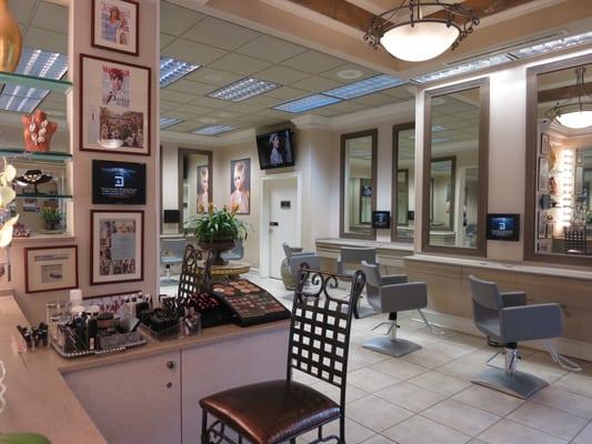 Makeup Station and Front Room