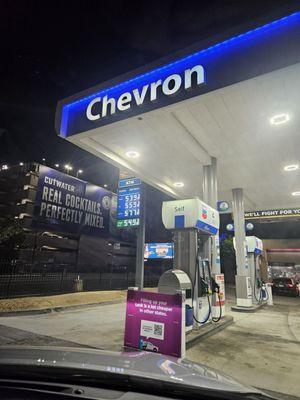 Chevron gas station