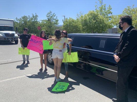 The Chauffeur-Stewart, picking the kids up at school