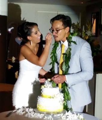 Kaipo & Ryan, Cake Cutting, June 28, 2014.