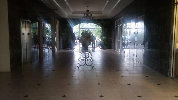 The foyer of the Rabobank building.