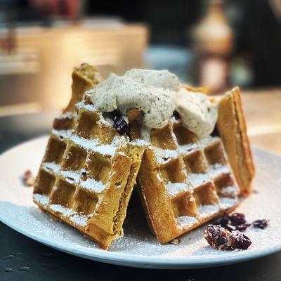 Pumpkin King Waffles