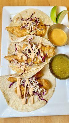 Baja fish tacos