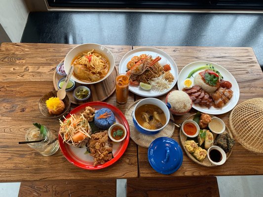 family's style, Thai street food.