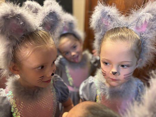 Mice in our 2024 Nutcracker Recital at the Wilshire Ebell Theatre