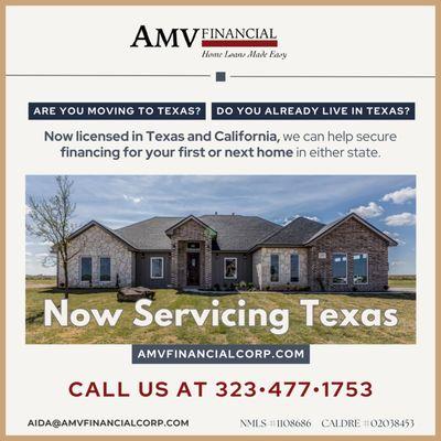 Calling California and Texas Homebuyers, we can help you close on your dream home.