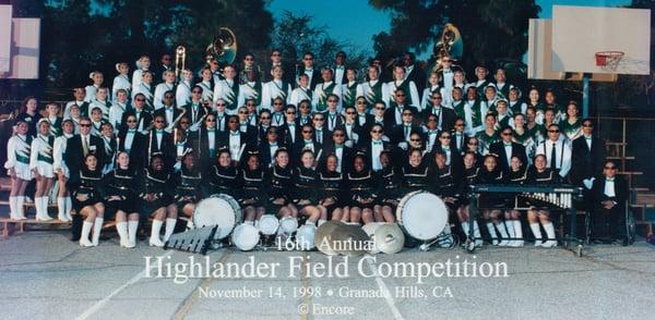 Narbonne HS Marching Band, Drill Team, Small Flags, Tall Flags 1997-1998