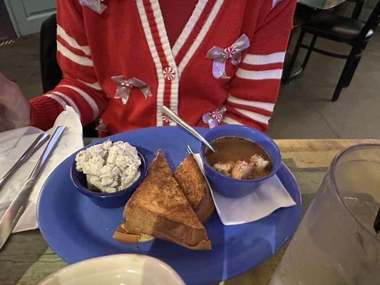 Grilled Cheese, Tomato Soup, Potato Salad