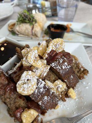 Banana bread French toast