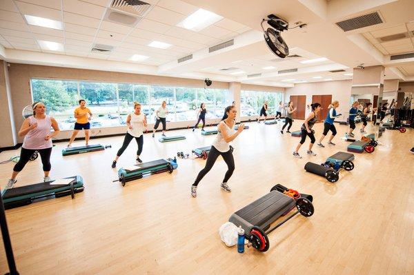 Social Distanced Classes at ClubFitness