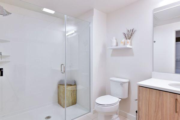 Gorgeous Bathroom with spacious walk in showers