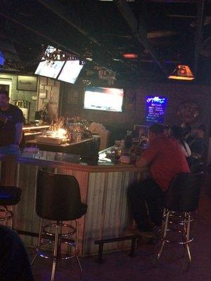 Large bar with tvs!