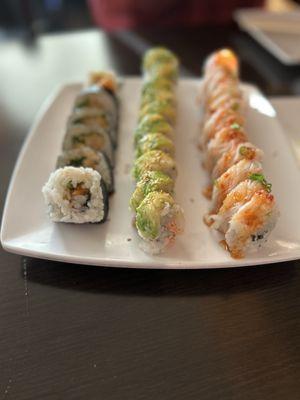 Sushi long rolls