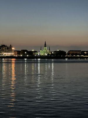 Basilica at night