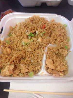 Some of the best chicken fried rice in Panama City