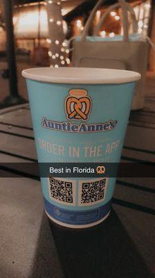 Auntie Anne's pretzel bites