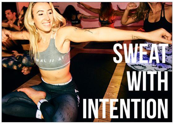 Sweat With Intention!