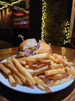 Delicious burgers PBR? Think it's called lol something like that  it was good though