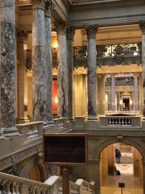 Second floor atrium