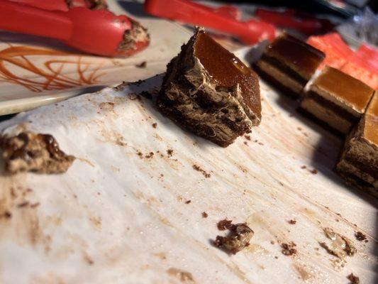 Hair inside cake