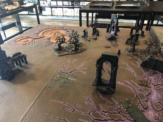 Game tables available to battle with your friends