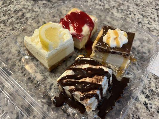 Homemade cheese cake sampler (take out)