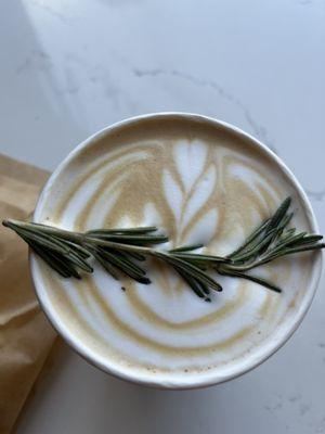 Root and Herb latte