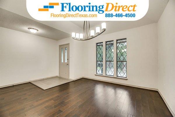 Our team of highly skilled craftsmen give you the beautiful new floors you've always wanted! Visit Flooring Direct's site to see photos.