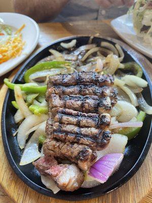 Fajitas with angus steak