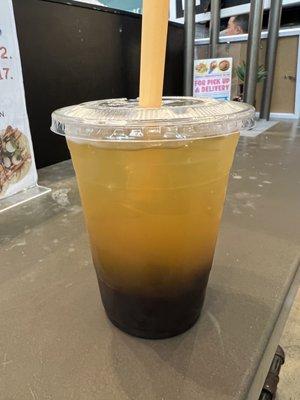 D3. Passion Fruit Green Boba Tea